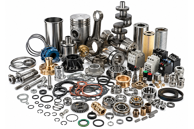 Ship machinery spares and replacement components